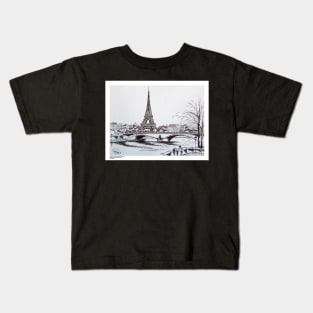 EIFFEL TOWER Kids T-Shirt